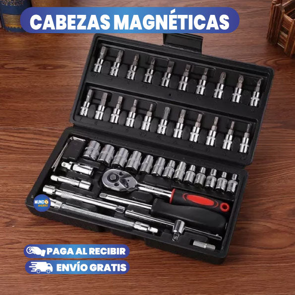 SET DE HERRAMIENTAS DE 46 PIEZAS