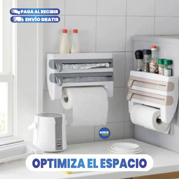 ORGANIZADOR Y DISPENSADOR DE PAPEL 3 EN 1