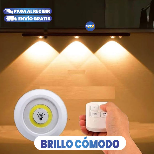 LUZ LED INALÁMBRICA CON CONTROL REMOTO