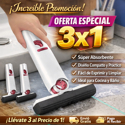 Limpiador Exprimible Plegable 180° 3x1