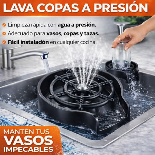 Enjuagador Automático Para Vasos Y Copas