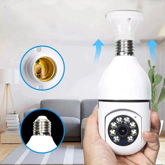 FOCO CÁMARA WIFI DE SEGURIDAD 1080P 360°