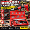 Remachadora + Caja de 46 herramientas GRATIS