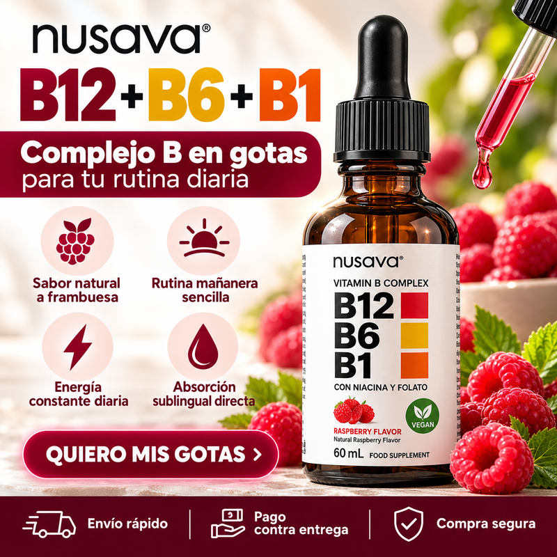 Vitaminas B12 + B6 + B1