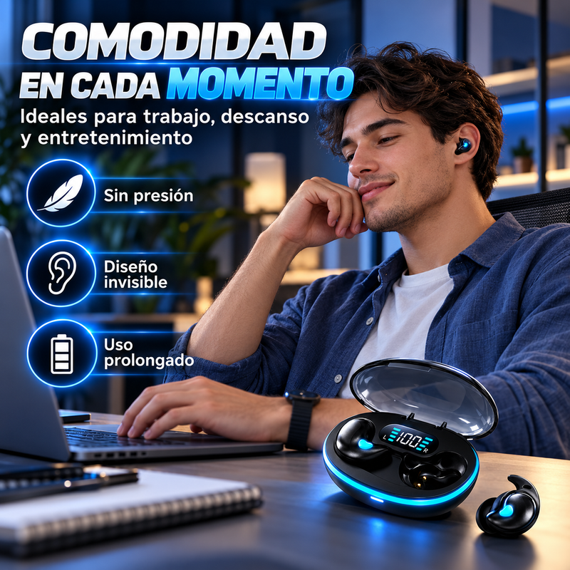 Audífonos X55 Bluetooth - Perfectos para dormir