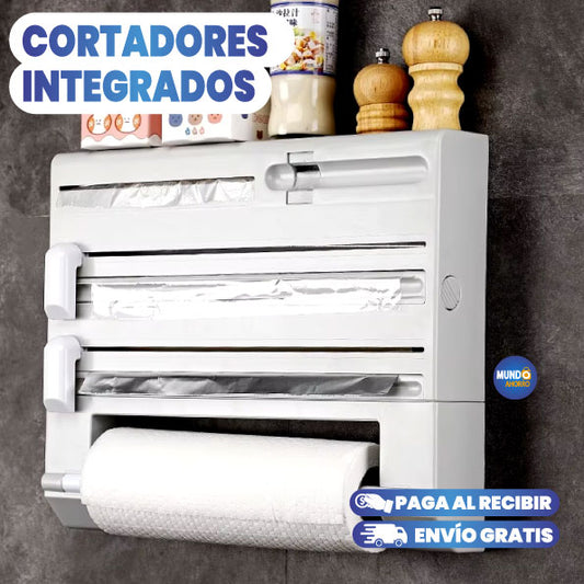 ORGANIZADOR Y DISPENSADOR DE PAPEL 3 EN 1