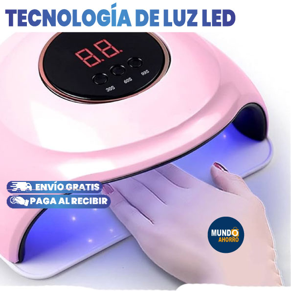 LAMPARA LED DE UÑAS CON LUZ LED UV