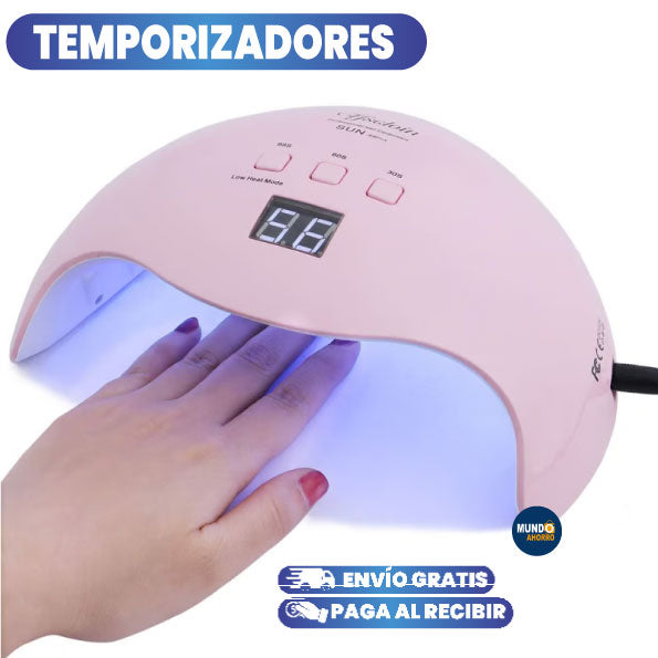 LAMPARA LED DE UÑAS CON LUZ LED UV