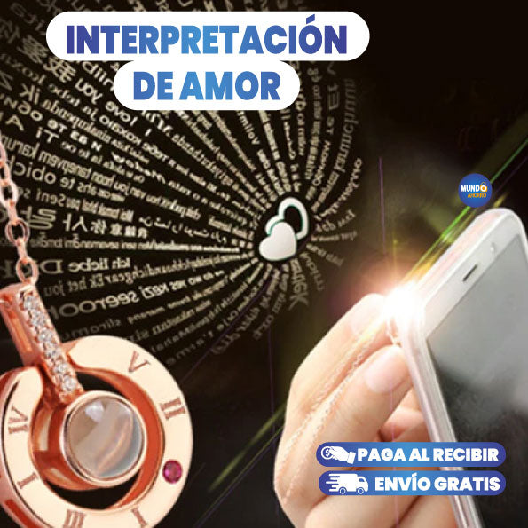 COLLAR TE AMO EN 100 IDIOMAS