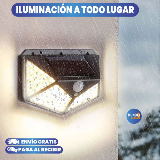 LÁMPARA SOLAR DE PARED CON SENSOR DE MOVIMIENTO
