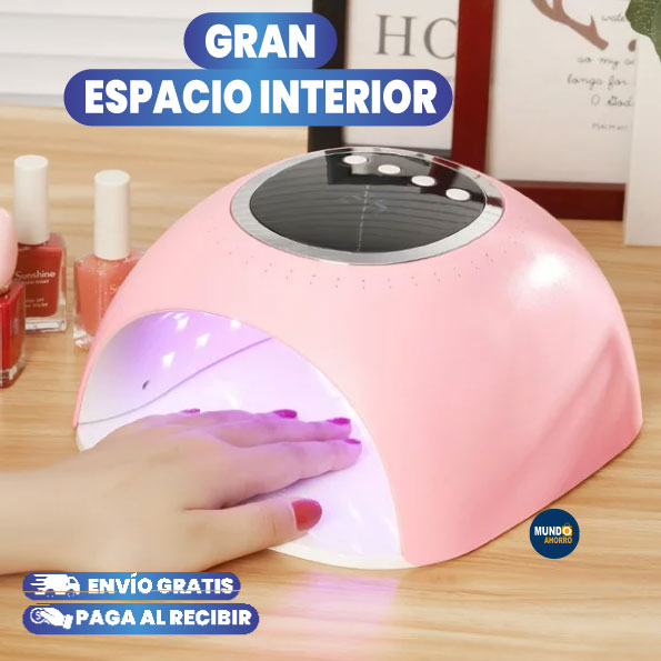 LAMPARA LED DE UÑAS CON LUZ LED UV