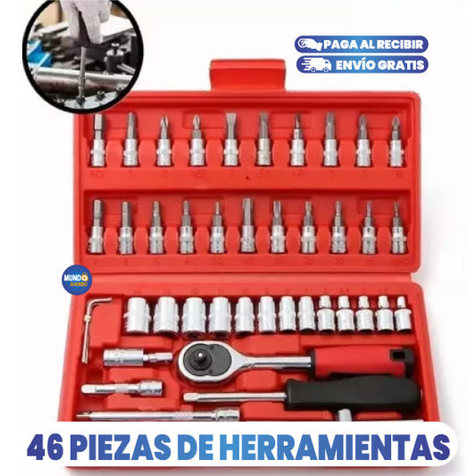 SET DE HERRAMIENTAS DE 46 PIEZAS