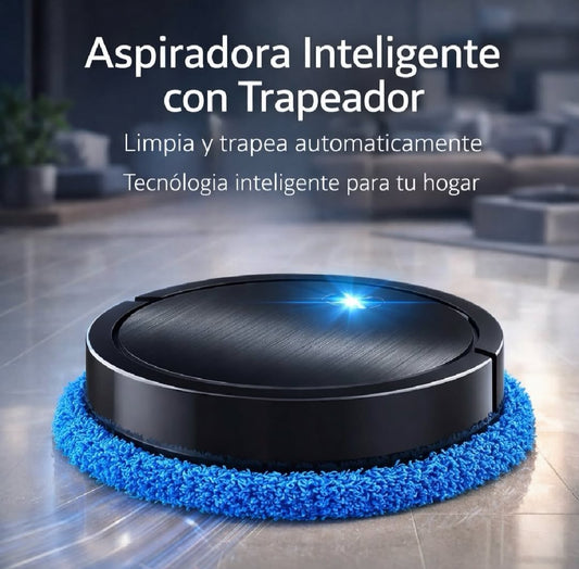 Aspiradora inteligente con trapeador 2 en 1 | -50%OFF