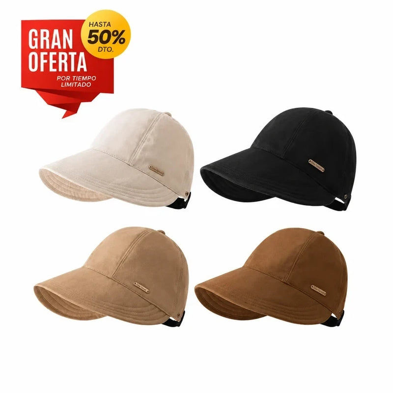 Gorra Visera Ala Ancha Plegable