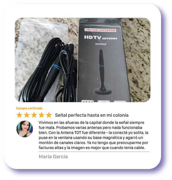Antena Digital UltraHD Fácil