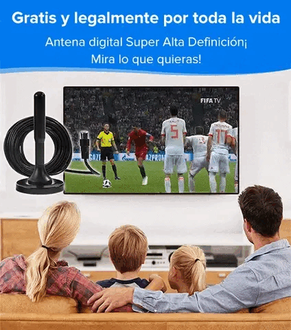 Antena Digital UltraHD Fácil