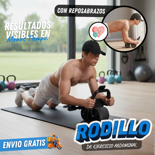 Rodillo abdominal con apoyabrazos - Core Master Pro