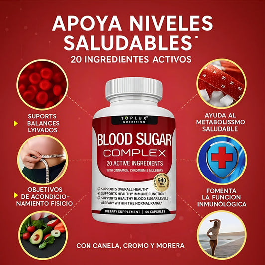 BLOOD SUGAR COMPLEX ORIGINAL | Controla tu azúcar, gana salud y energía