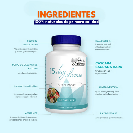 Limpieza Intestinal 15D Natural