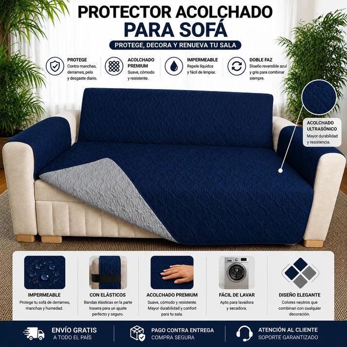 Protector Acolchado de Sofá
